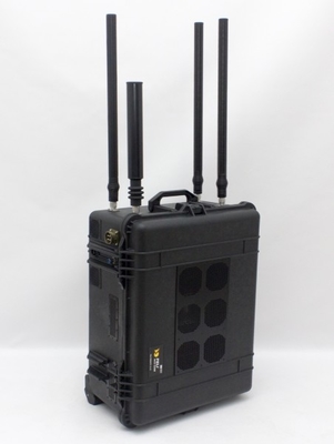 8 protection portative de la puissance VIP du brouilleur 400w de brouilleur de signal de bombe de fréquence ultra-haute de VHF de bandes