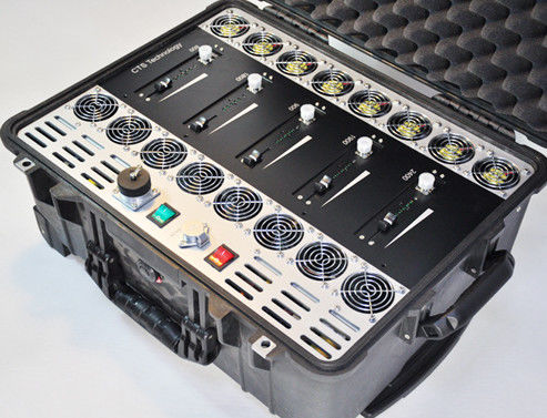 qualité  Compact Semi Portable Tactical Jammer Device 25MHz-3.8GHz Easy Installation usine
