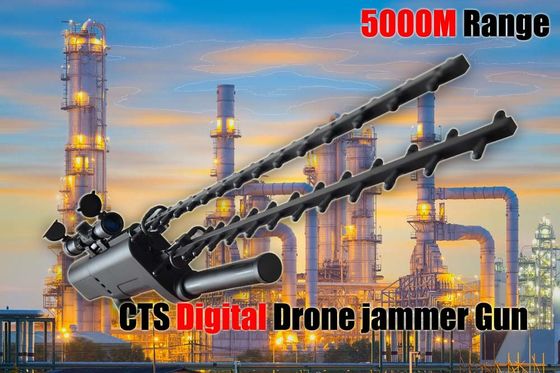 qualité  Handheld Portable Drone Jammer Gun Lightweight Super Range For Military usine