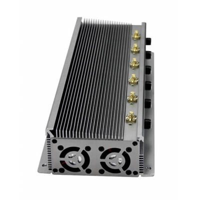 qualité  GPS WiFi VHF UHF Radio Frequency Jammer High Power 6 Antennas , 15 Watt Out Put usine