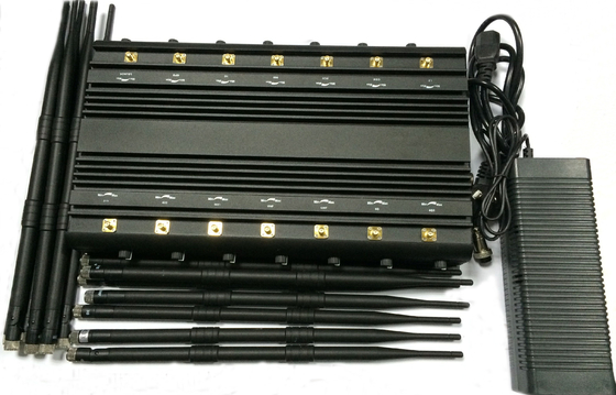 Dispositif cellulaire 30-35W de dresseur de brouilleur de signal de Lojack de 14 bandes pour le centre de conférences